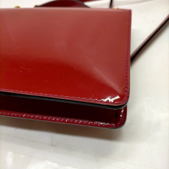 Louis Vuitton Red Patent Leather Hand Bag mon-541-091225 - Picture 10 of 12